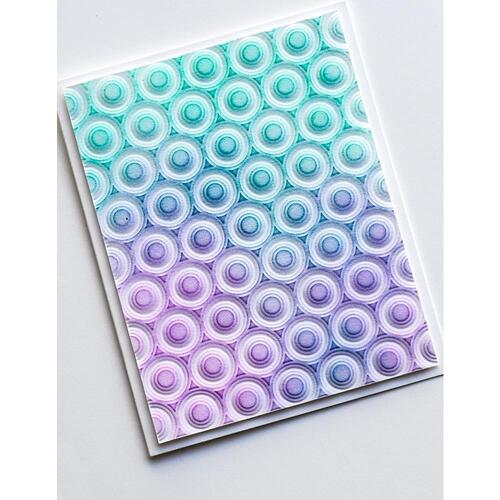 Memory Box Ringadings 3D Embossing Folder