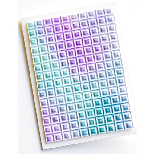 Memory Box Geometric Crystals 3D Embossing Folder