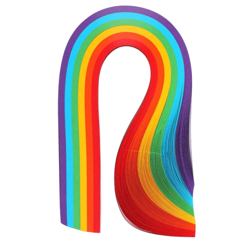 My Creative Camp Rainbow Paper Quilling Strips