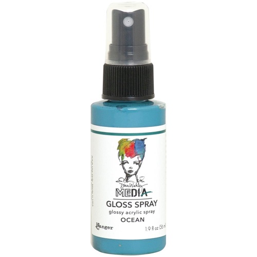 Dina Wakley MEdia Ocean Gloss Spray 