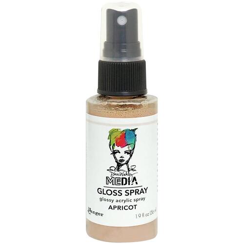 Dina Wakley MEdia Apricot Gloss Spray 