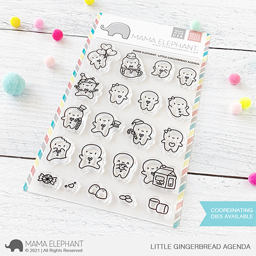 Mama Elephant Little Gingerbread Agenda Stamp