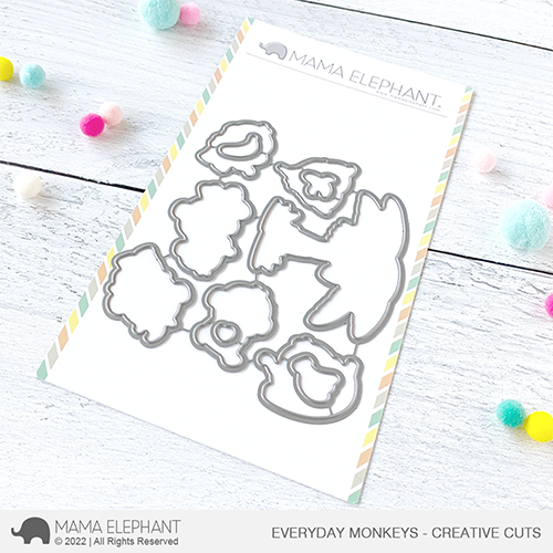 Mama Elephant Everyday Monkeys Creative Cuts Die