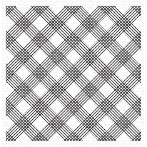 My Favorite Things Stamp All Lined Up Diagonally Background