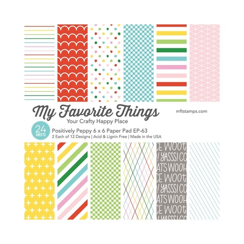My Favorite Things Positively Peppy 6" Paper Pad