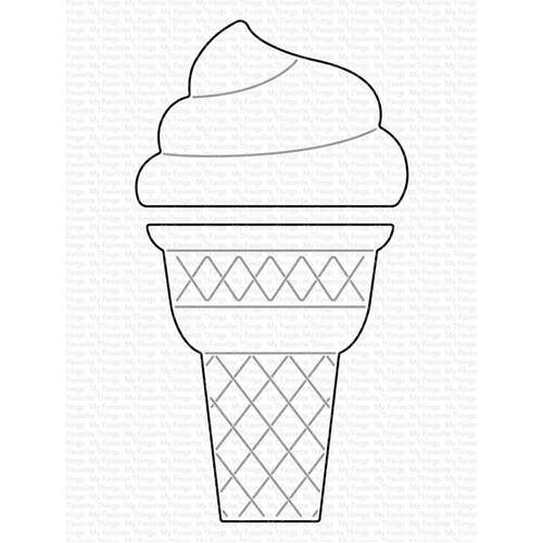 My Favorite Things Die-namics Die Ice Cream Cone