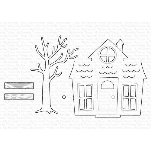 My Favorite Things Die-namics Die Haunted House