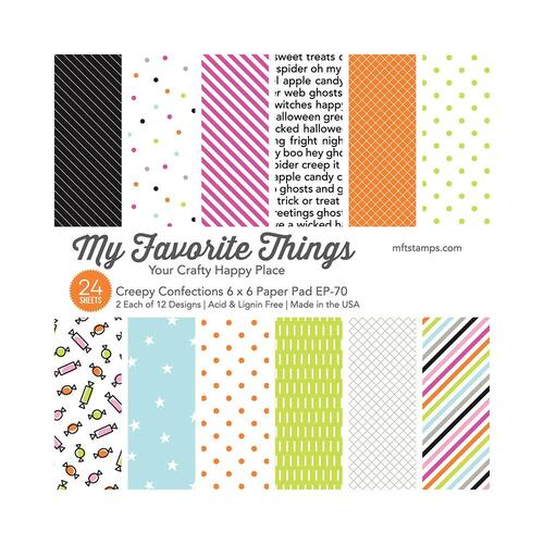 My Favorite Things 6" Paper Pad Creepy Confections