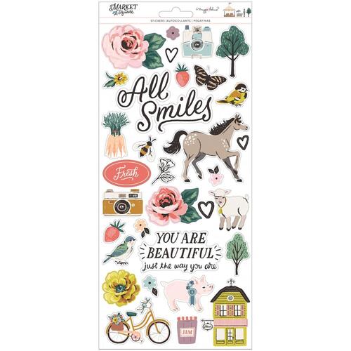 Maggie Holmes Market Square Cardstock Stickers