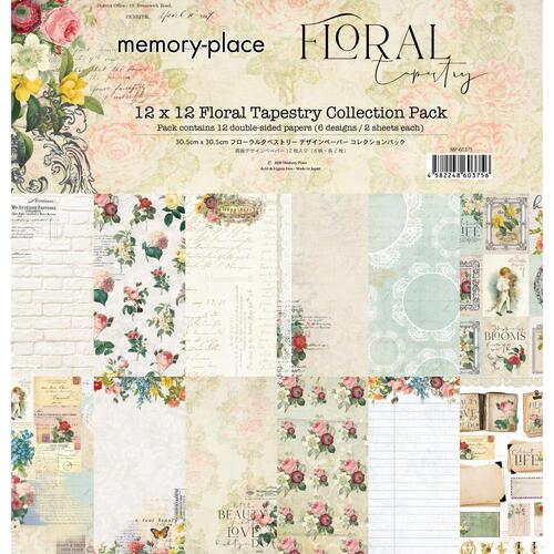 Memory Place Floral Tapestry 12" Paper Collection Pack