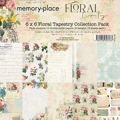 Memory Place Floral Tapestry 6" Paper Collection Pack