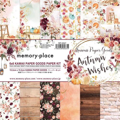 Memory Place Autumn Wishes 6" Paper Pack