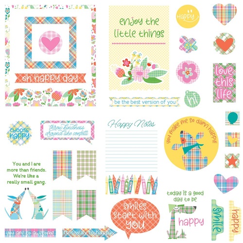 PhotoPlay Paper Mad 4 Plaid Diecuts
