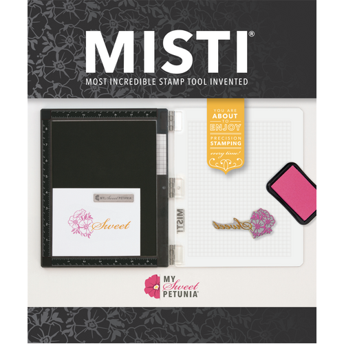 My Sweet Petunia NEW Black Original MISTI Laser Etched