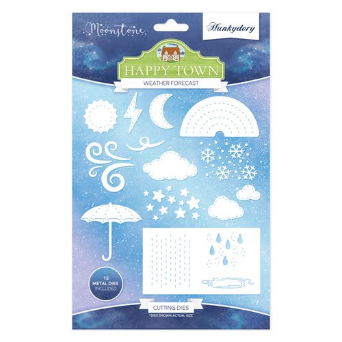 Hunkydory Moonstone Die Happy Town Weather Forecast
