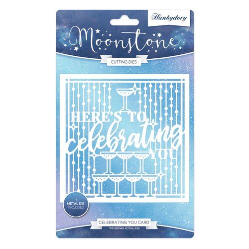 Hunkydory Moonstone Die Celebrating You Card