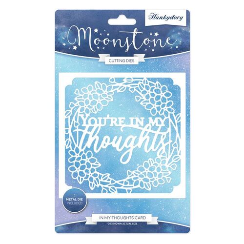 Hunkydory Moonstone Die In My Thoughts Card