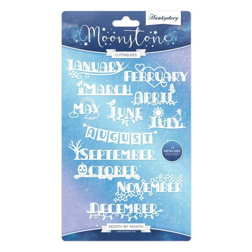 Hunkydory Month by Month Moonstone Die