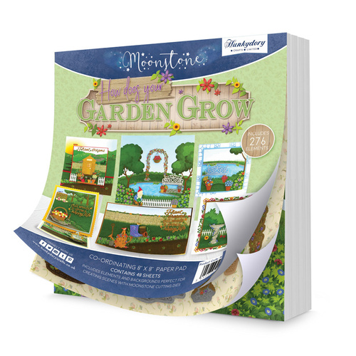 Hunkydory How Does Your Garden Grow 8" Paper Pad