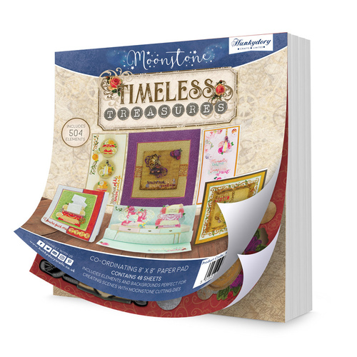 Hunkydory Timeless Treasures 8" Paper Pad
