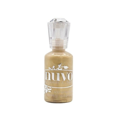 Nuvo Crystal Drops Metallic Mustard Gold