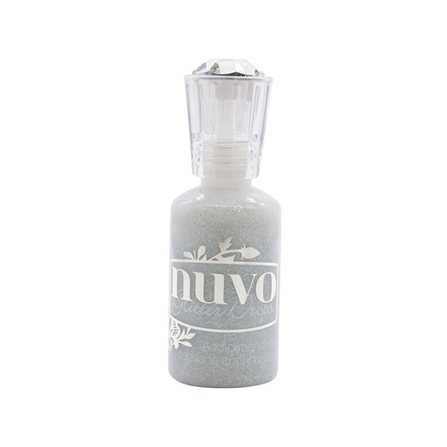 Nuvo Glitter Drops Silver Crystals