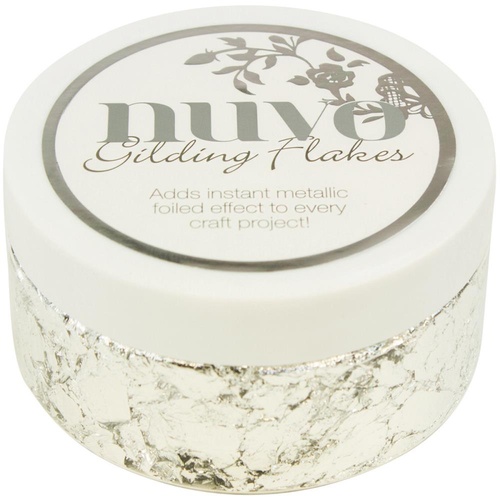 Nuvo Silver Bullion Gilding Flakes 