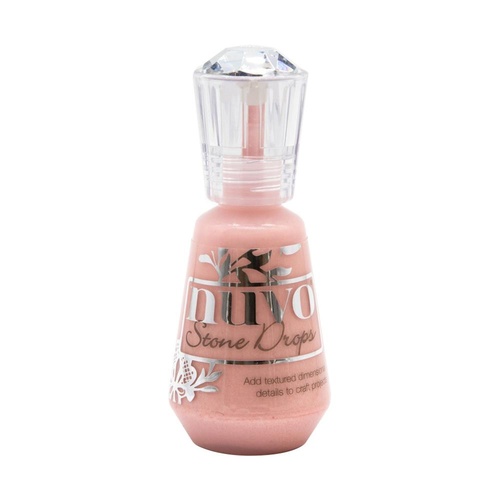 Nuvo Stone Drops Rosebud Pink