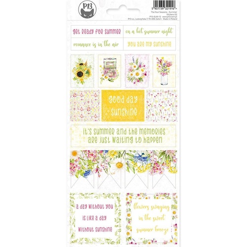 P13 The Four Seasons Summer Cardstock Stickers #02