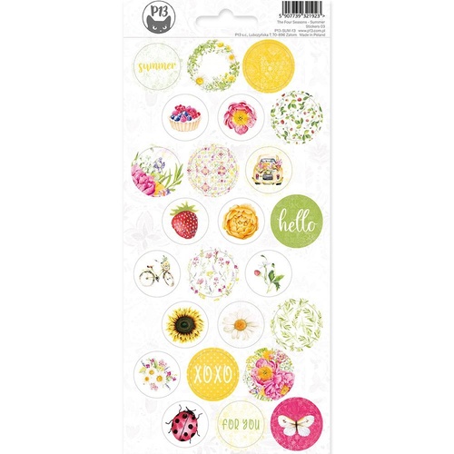 P13 The Four Seasons Summer Cardstock Stickers #03