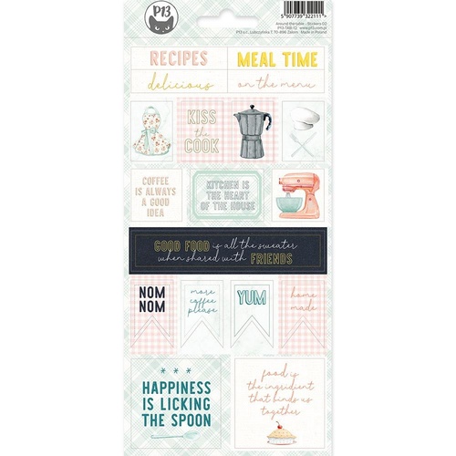P13 Around the Table Cardstock Stickers #02