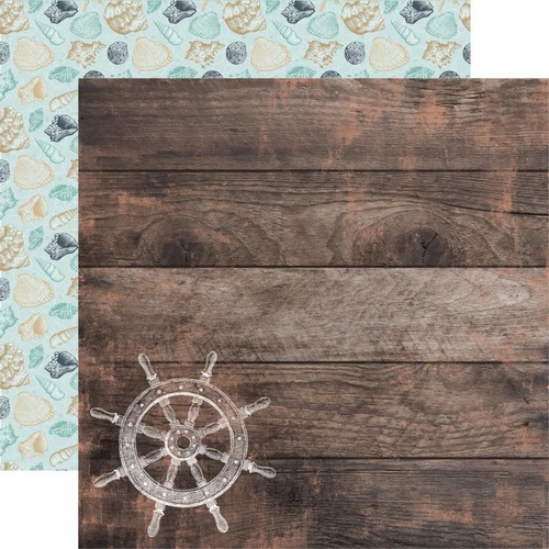 Kaisercraft Uncharted Waters Scrapbook Paper Tide Pool