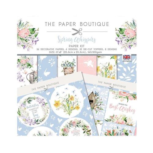 The Paper Boutique Spring Whispers 8" Paper Kit