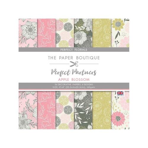 The Paper Boutique Perfect Partners Apple Blossom 8" Paper Pad