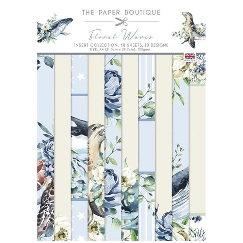 The Paper Boutique Floral Waves A4 Inserts Collection