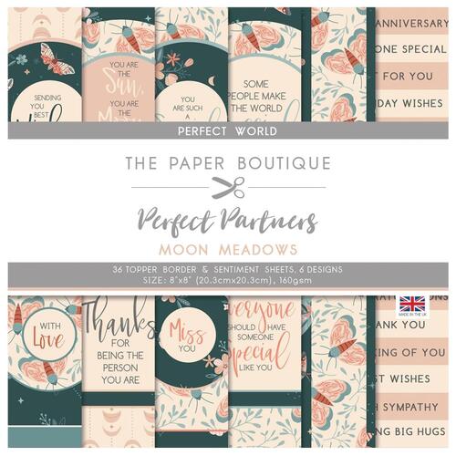 The Paper Boutique Perfect Partners Moon Meadows 8" Toppers Pad