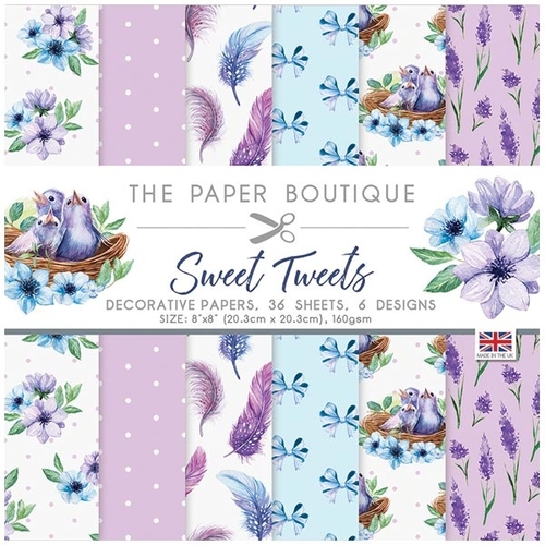 The Paper Boutique Sweet Tweets 8" Paper Pad