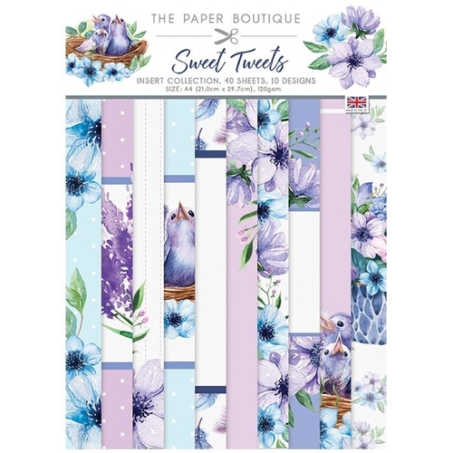 The Paper Boutique Sweet Tweets A4 Inserts Collection