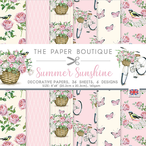 The Paper Boutique Summer Sunshine 8" Paper Pad