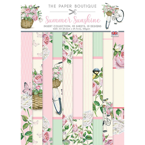 The Paper Boutique Summer Sunshine A4 Inserts Collection