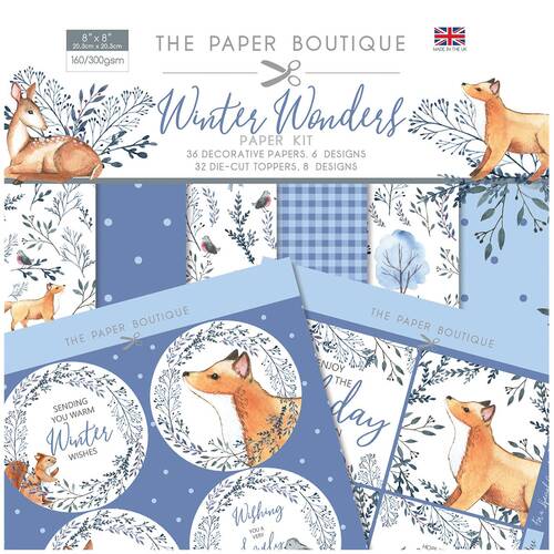 The Paper Boutique Winter Wonders 8" Paper Kit