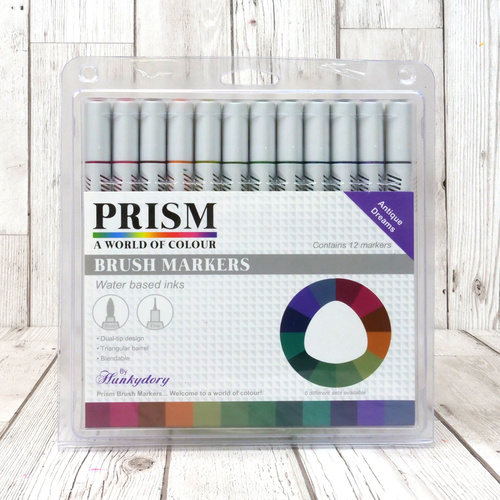 Hunkydory Prism Brush Markers Set Antique Dreams