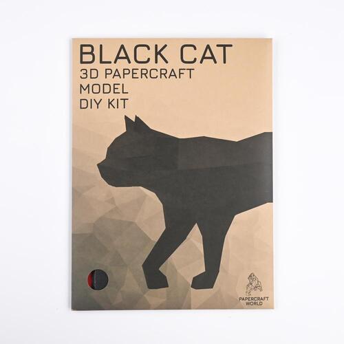 Papercraft World Black Cat 3D Papercraft Model