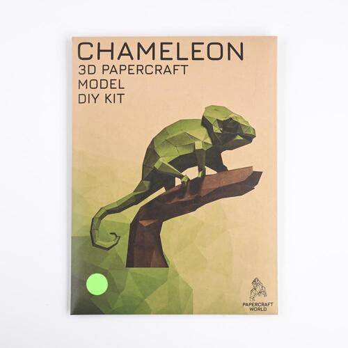 Papercraft World Chameleon 3D Papercraft Model