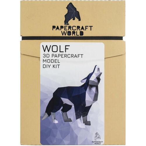 Papercraft World Wolf 3D Model