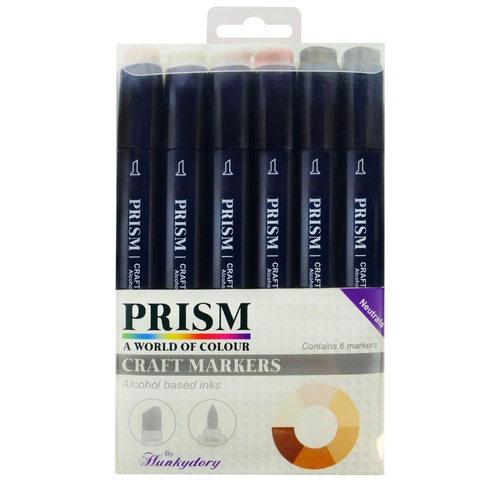 Hunkydory Prism Craft Markers Set Neutrals