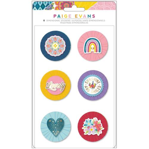 Paige Evans Wonders Lollies Dimensional Stickers