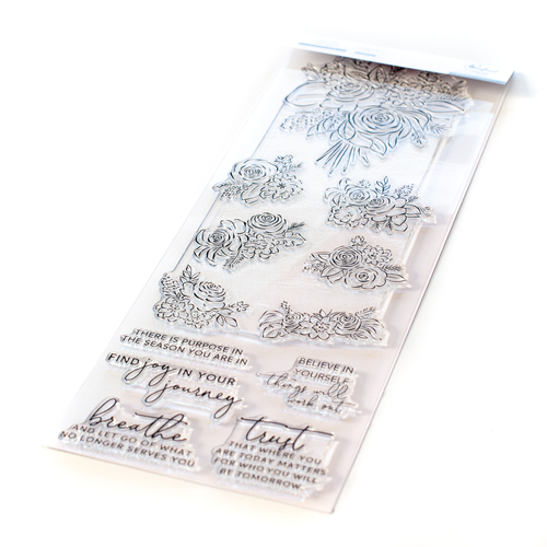 PinkFresh Studio Joyful Bouquet Stamp