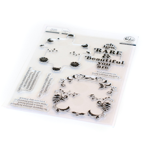 PinkFresh Studio Rare & Beautiful Stamp Set