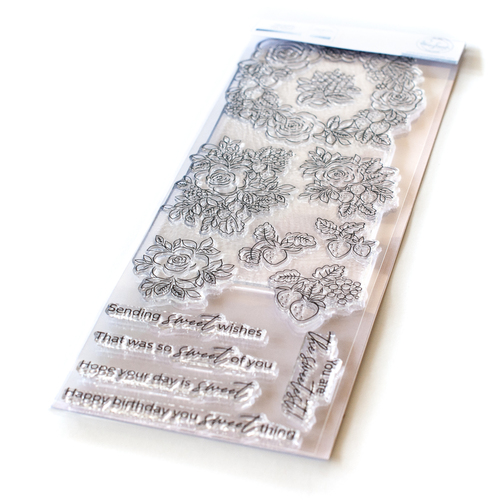 PinkFresh Studio Blossoms and Berries Stamp Set